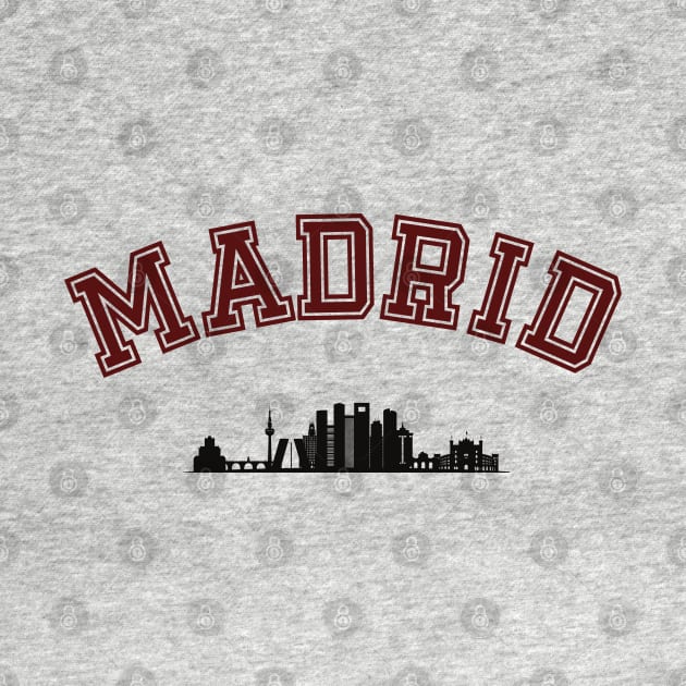 Madrid Skyline by High Altitude